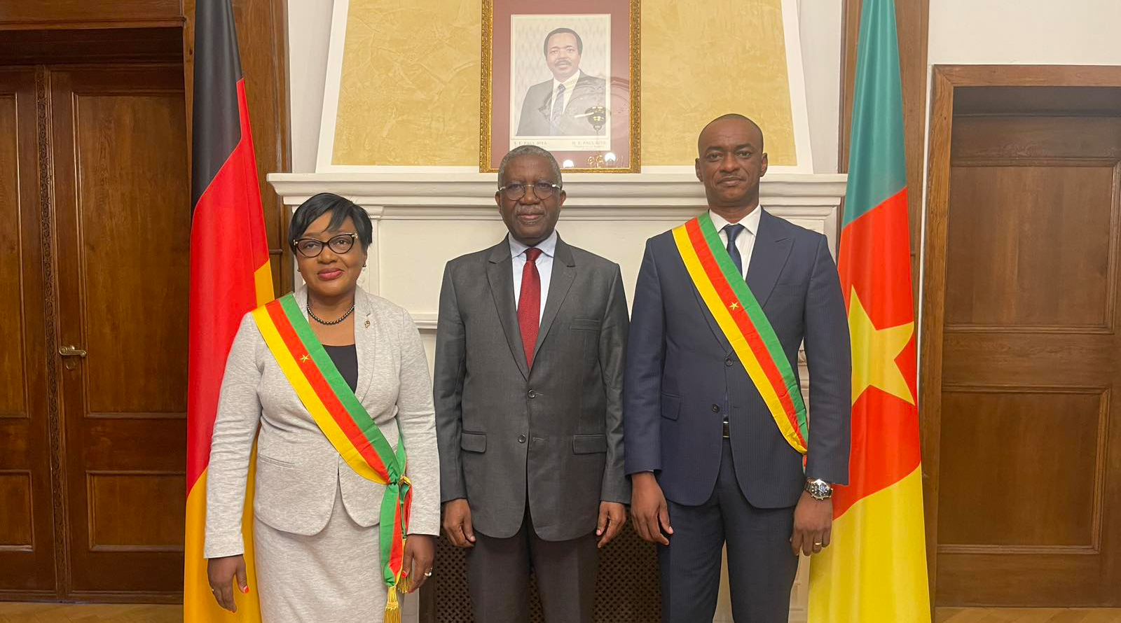Ambassade Du Cameroun Au Vatican VISIT OF TWO CAMEROONIAN DEPUTIES AT THE EMBASSY OF CAMEROON IN GERMANY
