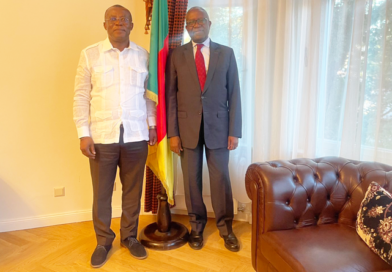 VISIT OF THE REVEREND PASTOR BILLA MBENGA ALEXANDRE TO THE AMBASSADOR OF CAMEROON IN BERLIN.