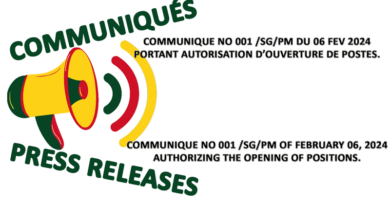 CAMEROON SEEKS 150 TEACHERS – APPLY NOW – PRESS RELEASE NO 002 /SG/PM OF 14 FEV 2025