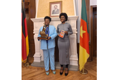 DR. PRISCILLIA MANJOH HONORED AT THE EMBASSY OF CAMEROON IN GERMANY FOR WINNING THE 2023 MOUNT CAMEROON LITERARY GRAND PRIZE
