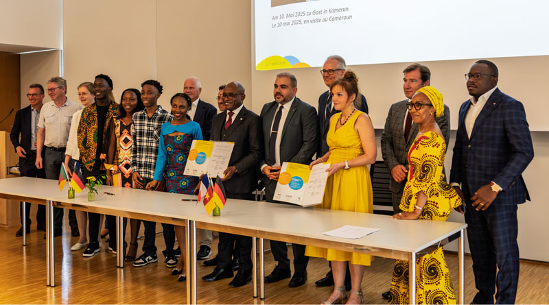 CULTURAL DIPLOMACY IN ACTION: SIGNING CEREMONY FOR A COOPERATION AGREEMENT BETWEEN DFHI-ISFATES, HTW SAAR, UNIVERSITY OF LORRAINE, AND HITAS-CAMEROON
